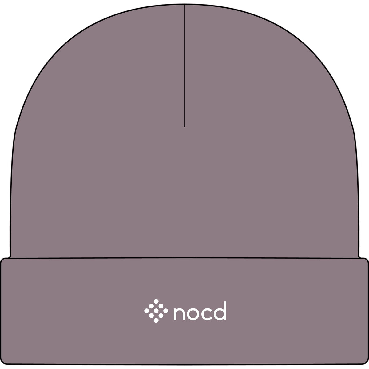 Embroidered Cuff Beanie (Dark Colors)