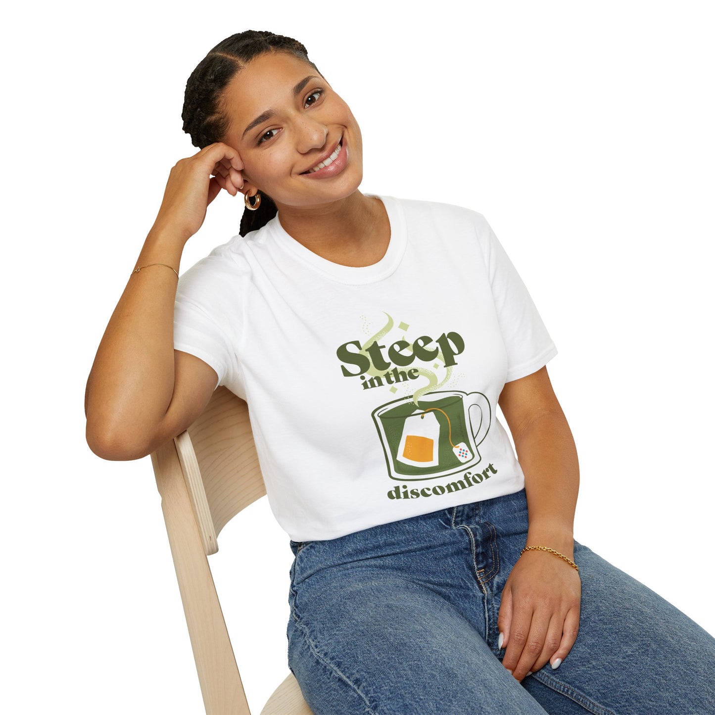 "Steep in the Discomfort" Tee