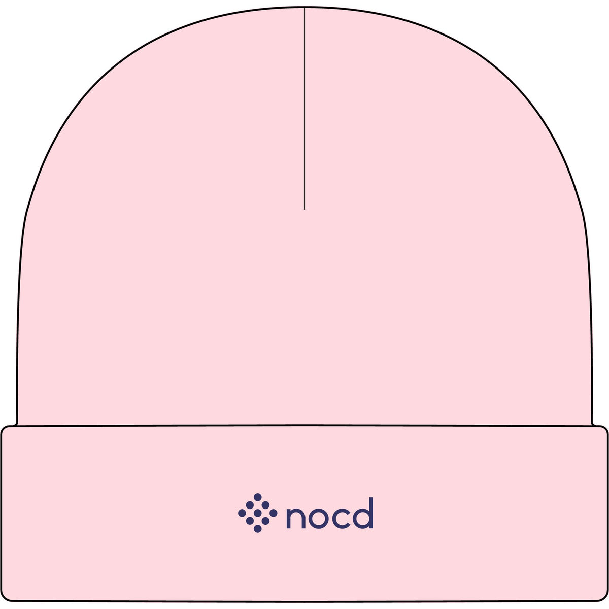 Embroidered Cuff Beanie (Light Colors)