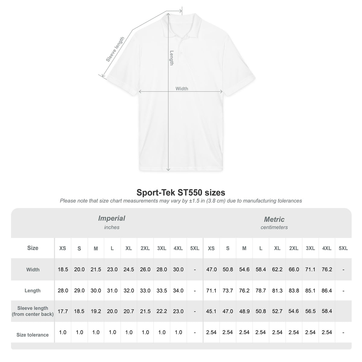 Unisex Sport Polo
