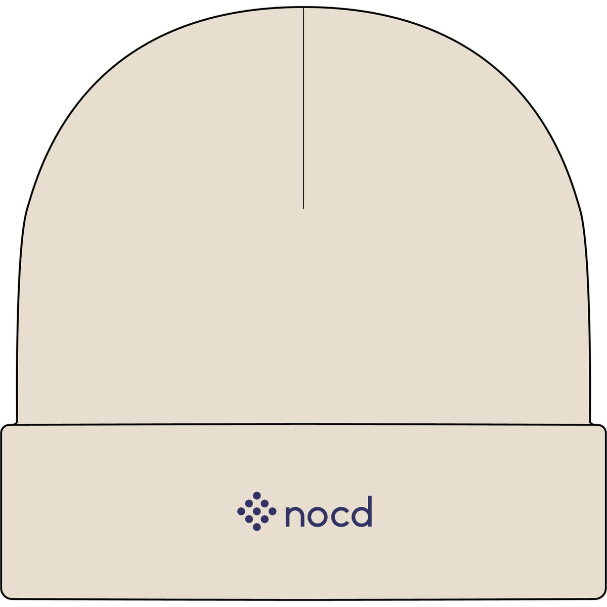 Embroidered Cuff Beanie (Light Colors)