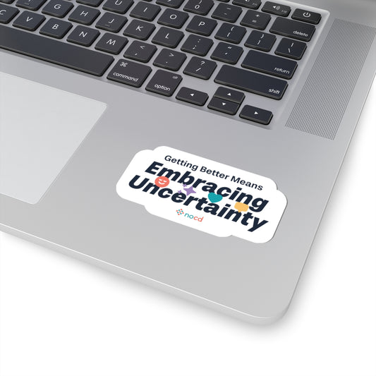 Embracing Uncertainty Sticker