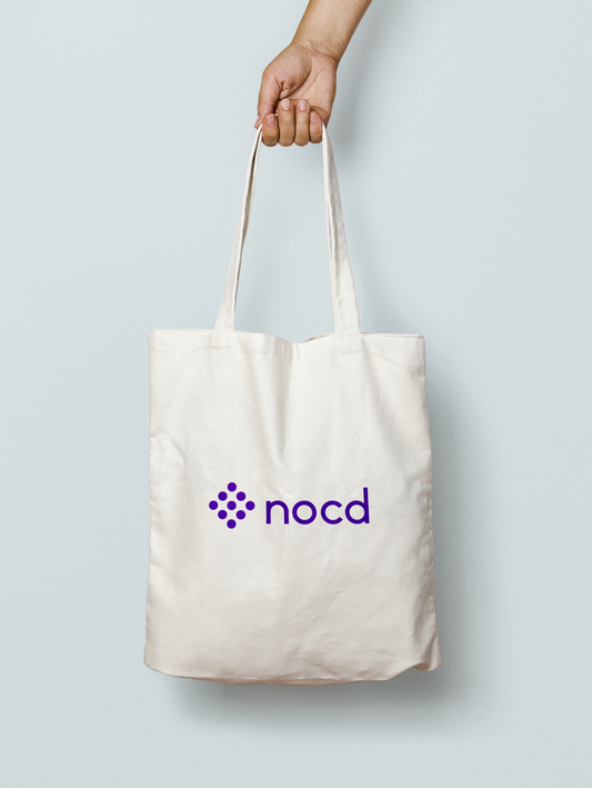 NOCD Logo Cotton Canvas Tote Bag